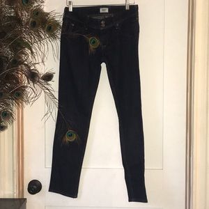 Hudson Jeans, Dark wash.